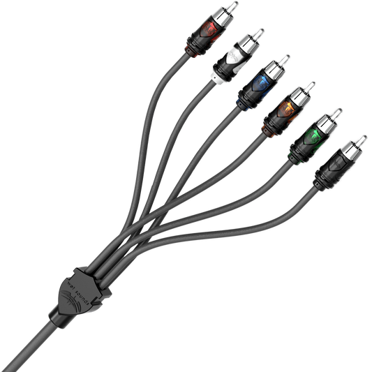 RCA-6CH 23FT Wet Wire | 23FT 6 Ch RCA Cable