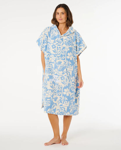 Mixed Hooded Towel — Blissful Blue Rip Curl