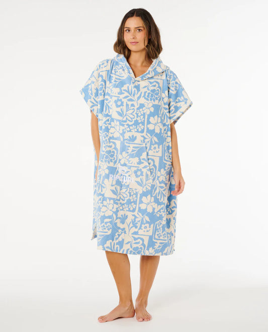 Mixed Hooded Towel — Blissful Blue Rip Curl