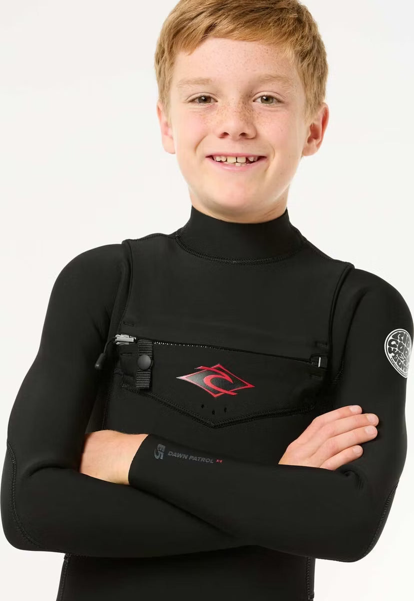 Kids' Dawn Patrol 3/2 Back Zip Wetsuit Rip Curl