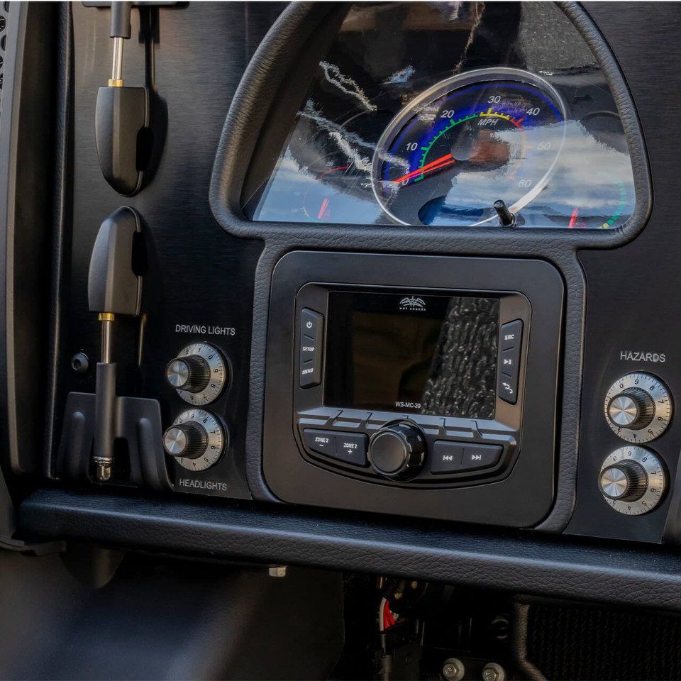 WS-MC-20 | Wet Sounds Compact 2-Zone Media Receiver Source Unit with SiriusXM-Ready and NMEA 2000 Connectivity