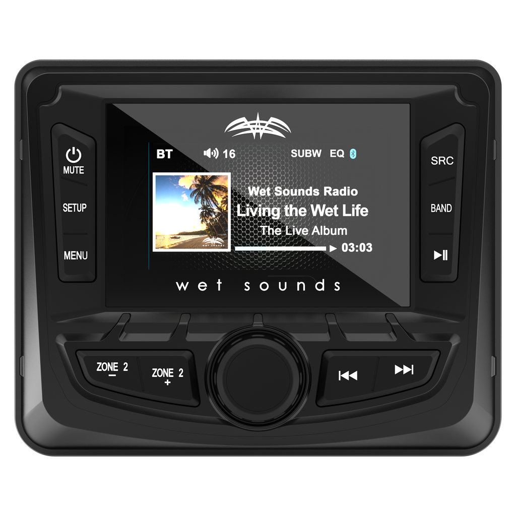 WS-MC-2 | Wet Sounds AM/FM/Weather Band Tuner With RDS and SiriusXM-Ready
