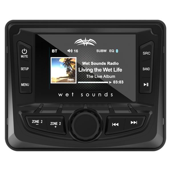 WS-MC-2 | Wet Sounds AM/FM/Weather Band Tuner With RDS and SiriusXM-Ready