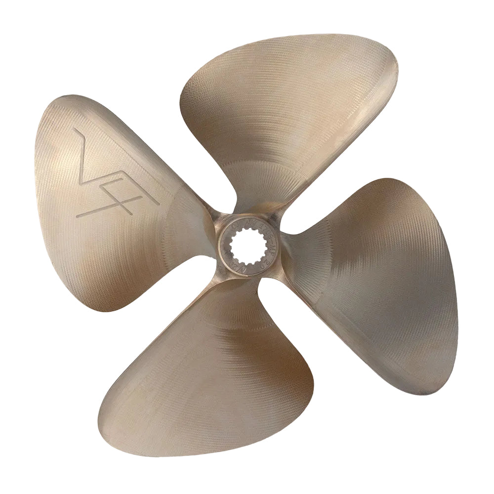 OJ WakePro V4 4 Blade 15" x 14" LH Splined Propeller