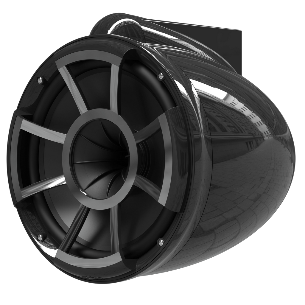 REV10 Black V2 | Wet Sounds Revolution Series 10" Black Tower Speakers