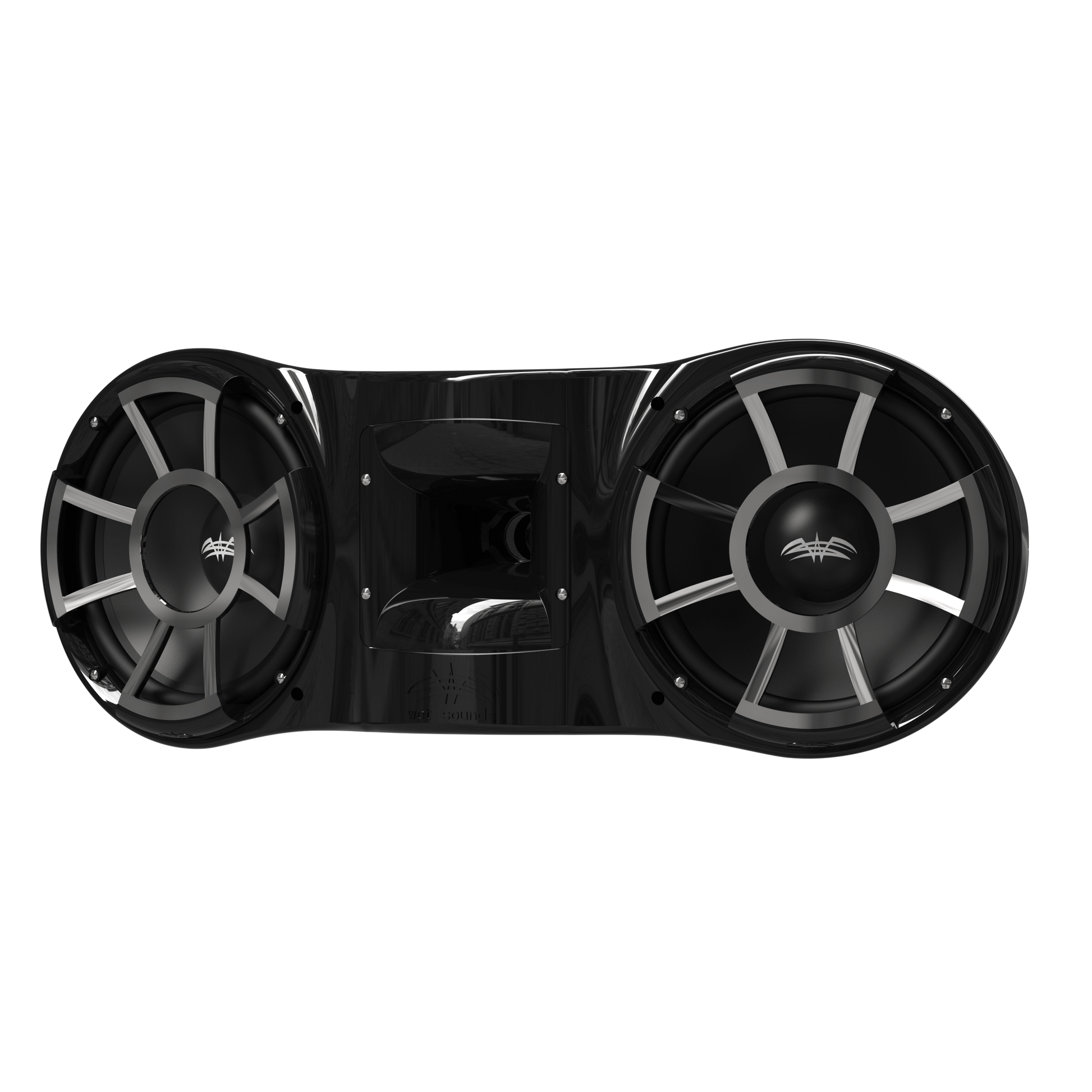 REV 410 Black V2 | Подвійна 10-дюймова чорна колонка Wet Sounds серії Revolution