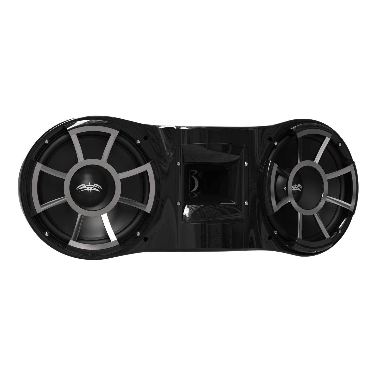REV 410 Black V2 | Подвійна 10-дюймова чорна колонка Wet Sounds серії Revolution