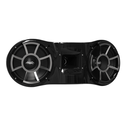 REV 410 Black V2 | Подвійна 10-дюймова чорна колонка Wet Sounds серії Revolution