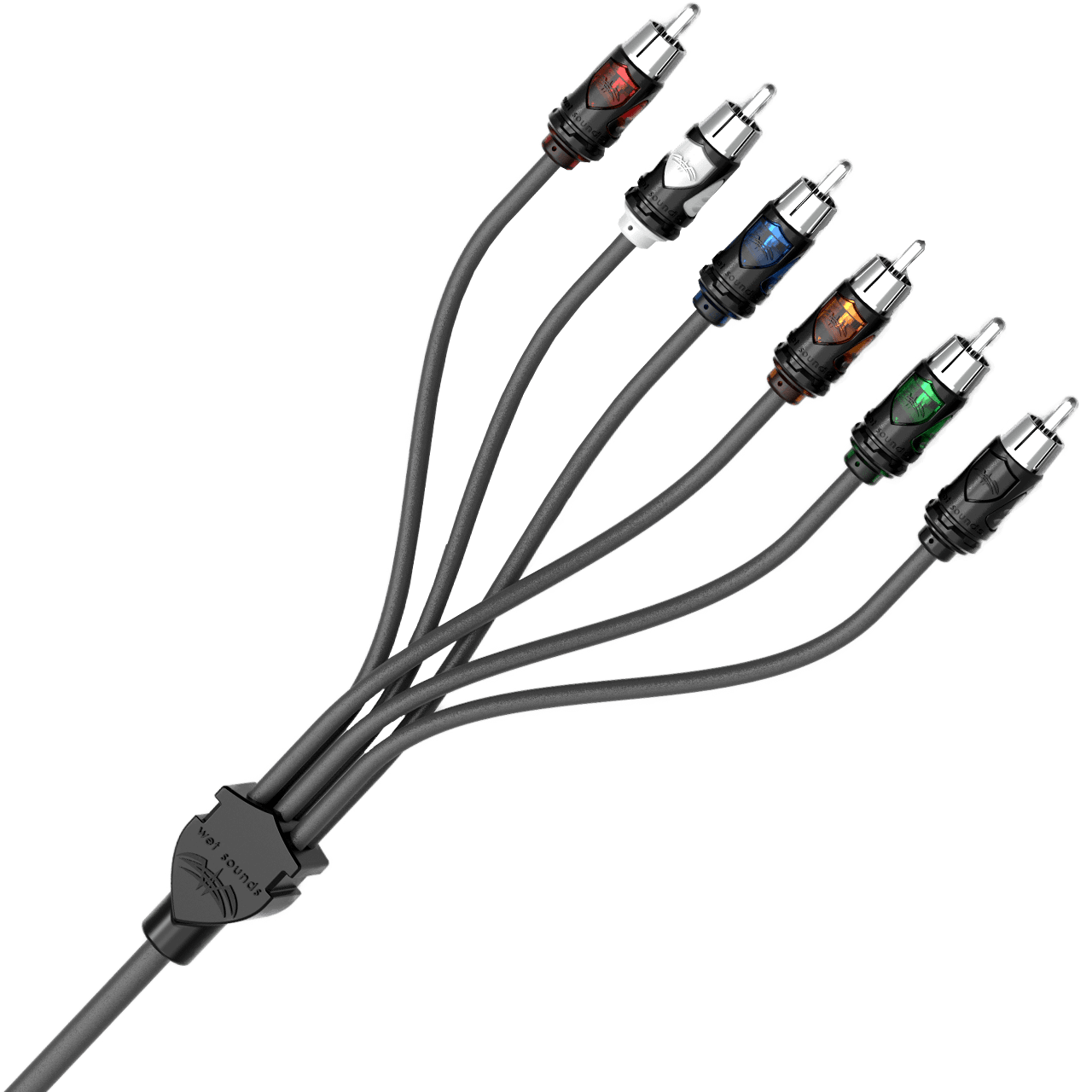 RCA-6CH 23FT WET WIRE | 23FT 6-канальний RCA кабель