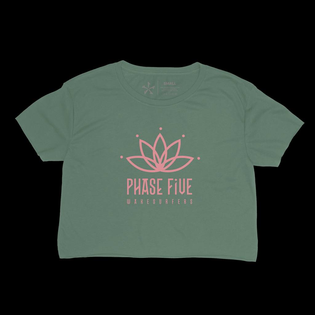 PHASE FIVE LOTUS RELAXED CROP TEE